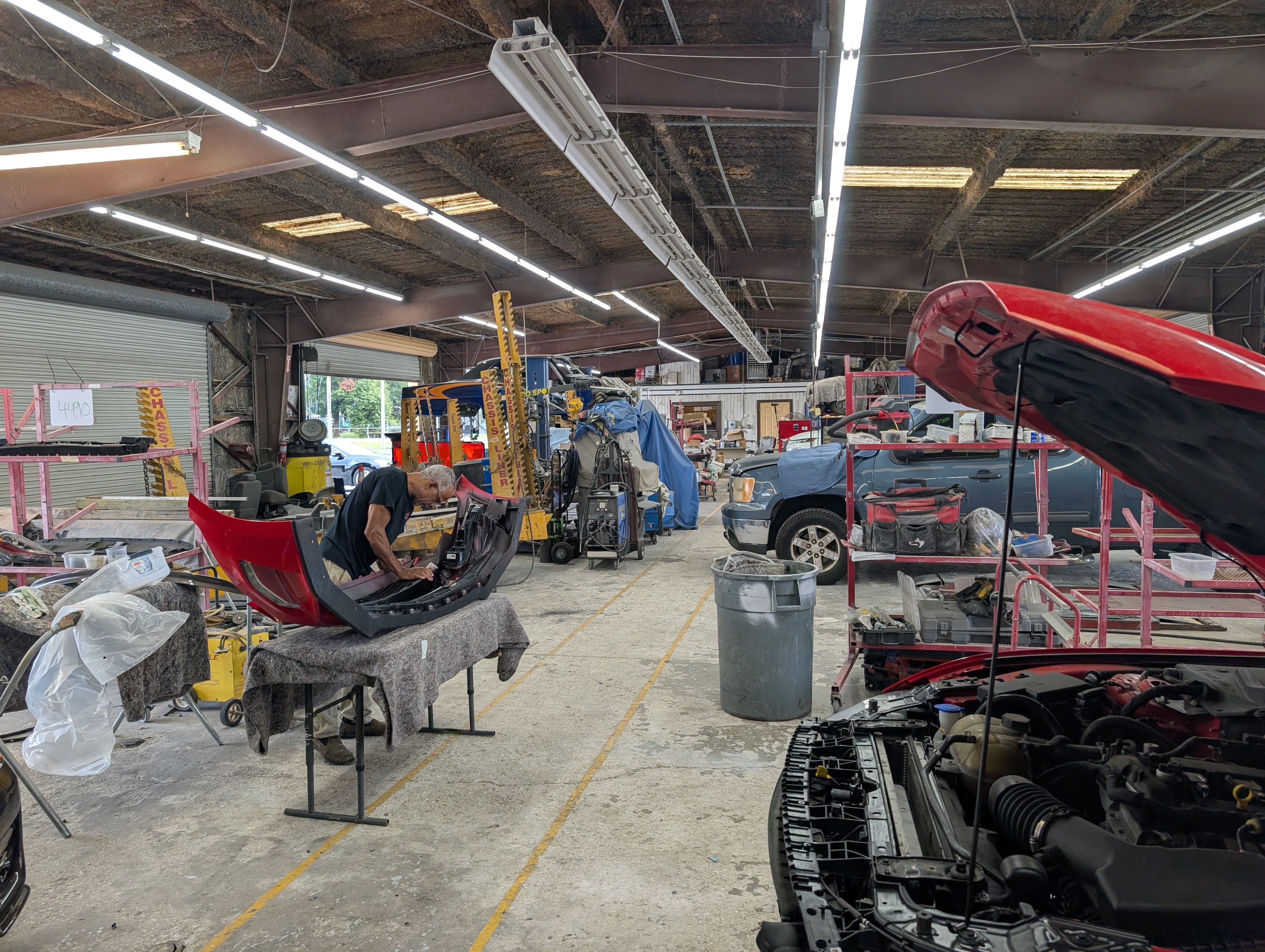 Auto body repair project photo
