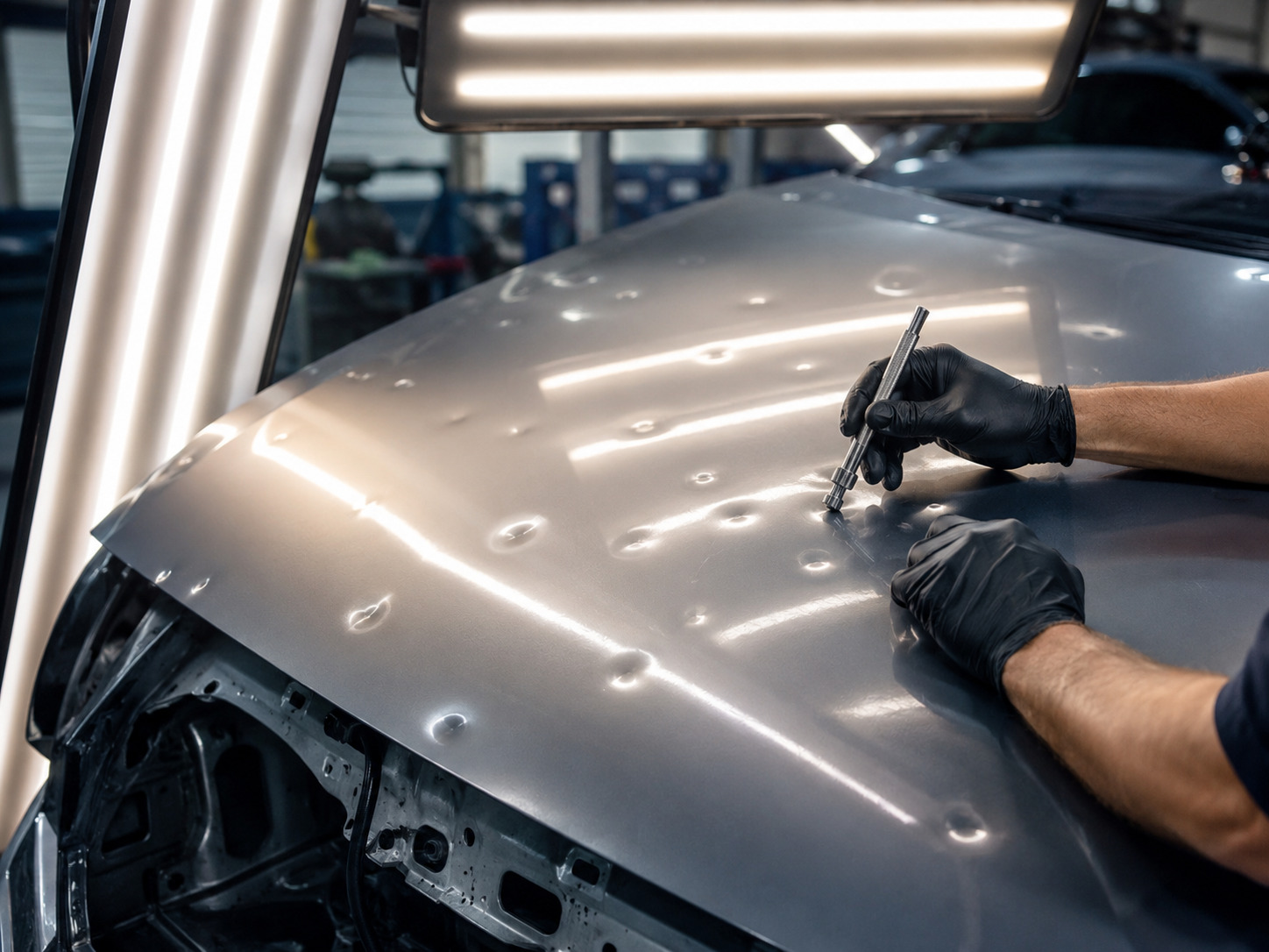 Hail Damage-Aluminum Repair in Lakeland, FL