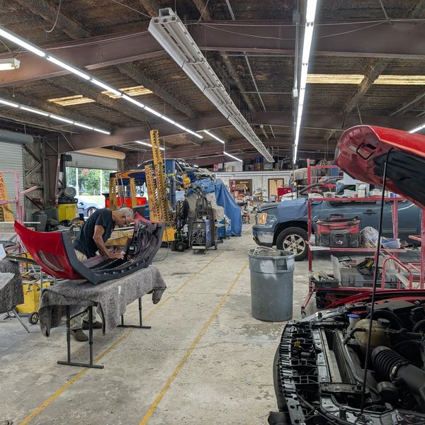 Auto body repair project photo