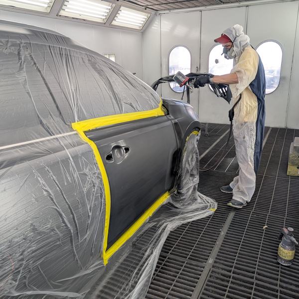Auto body repair project photo